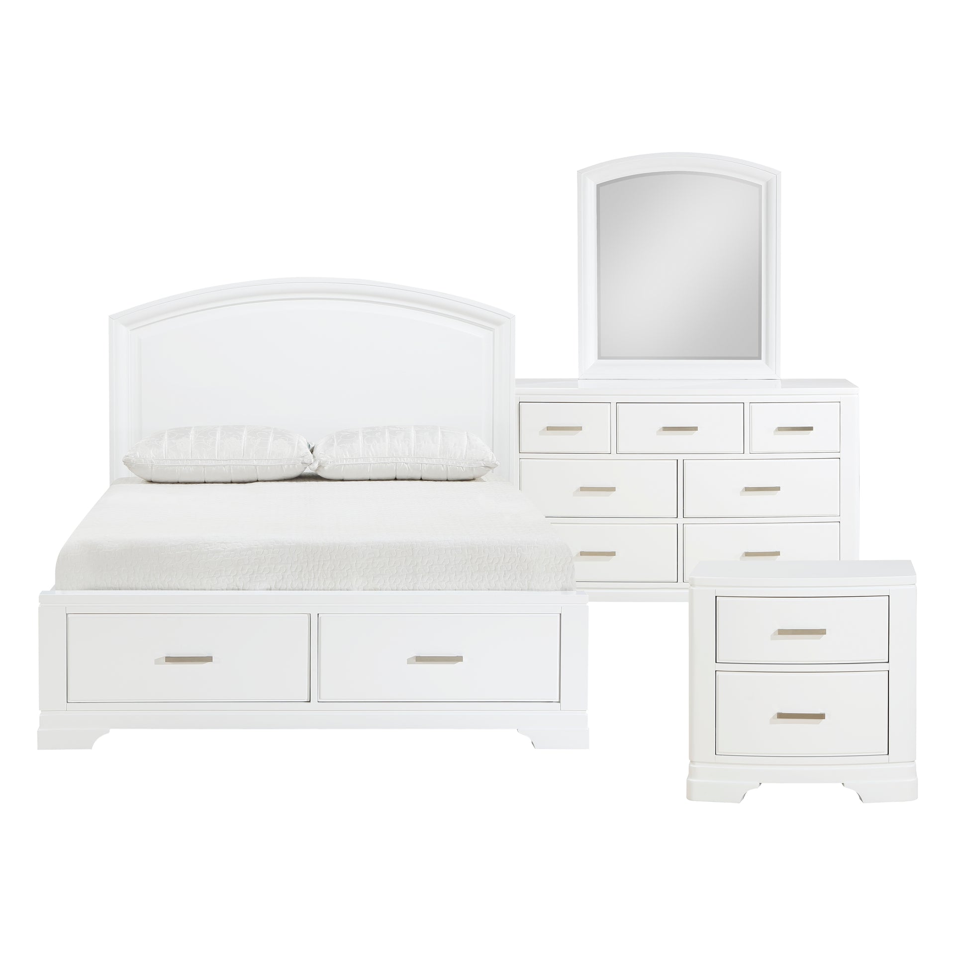 Hudson Collection 4-Piece Queen Bedroom Set with Storage