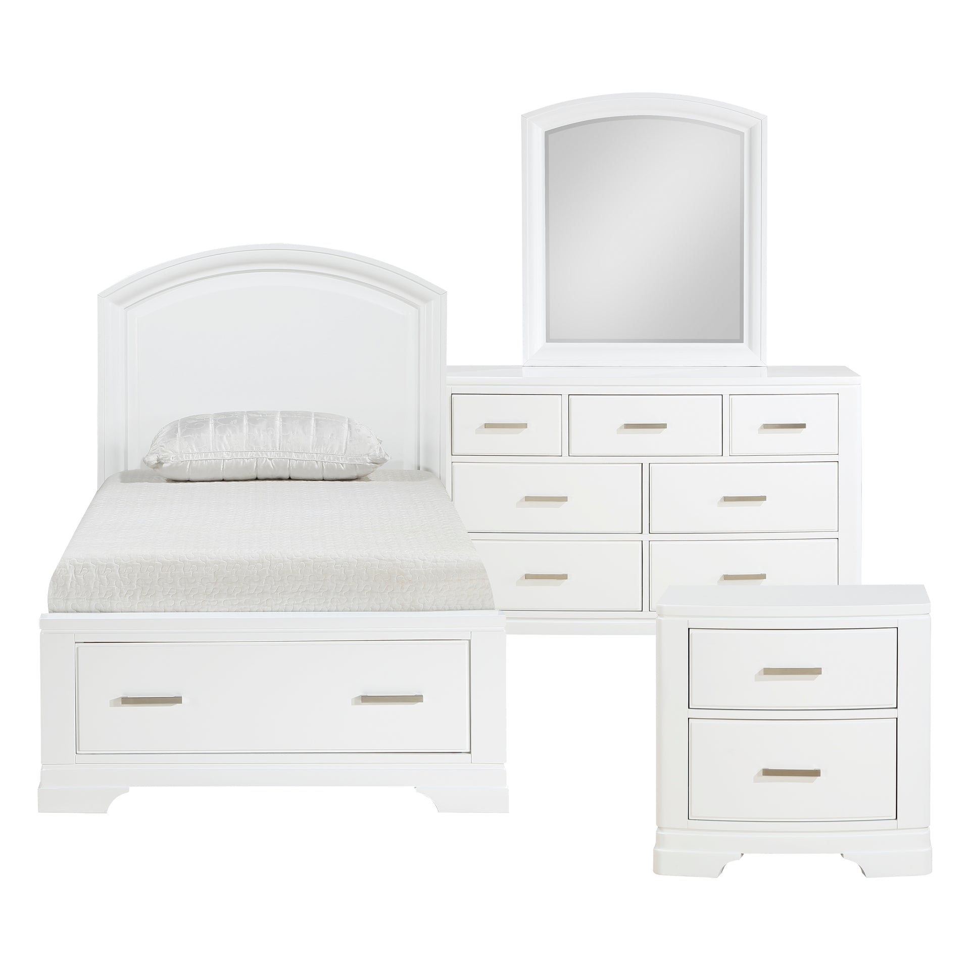 Hudson Collection 4-Piece Twin Bedroom Set for Youth