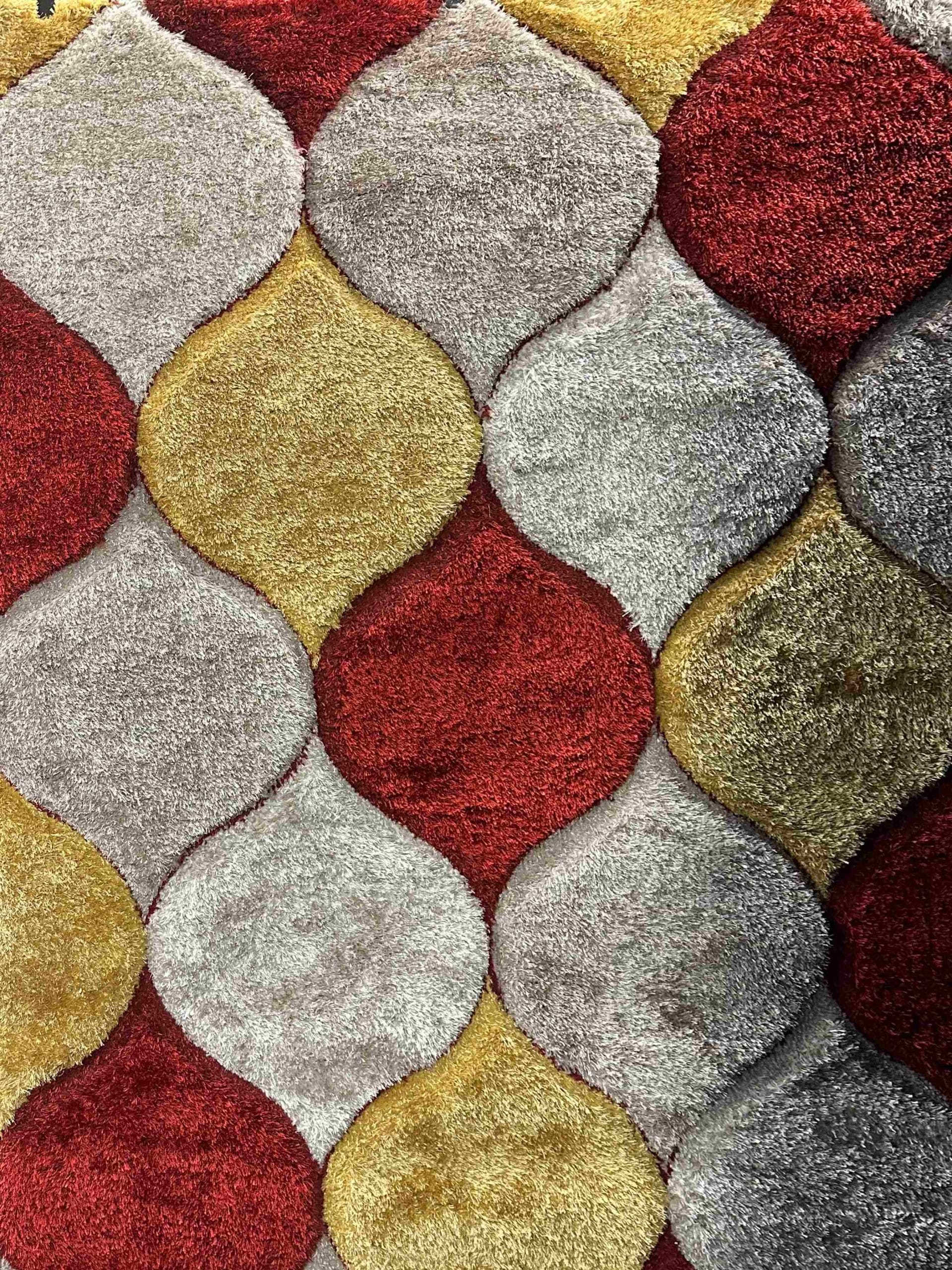 4D SHAGGY Rug Design 6488