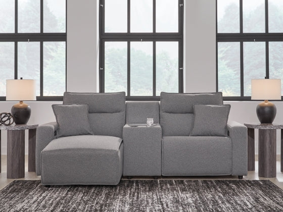 Modmax II 3-Piece Power Reclining Sectional with Chaise and Console