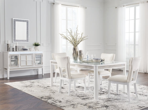 Chalanna Dining Table and 4 Chairs
