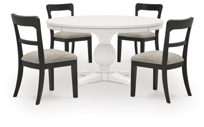 Greddinton Dining Table and 4 Chairs