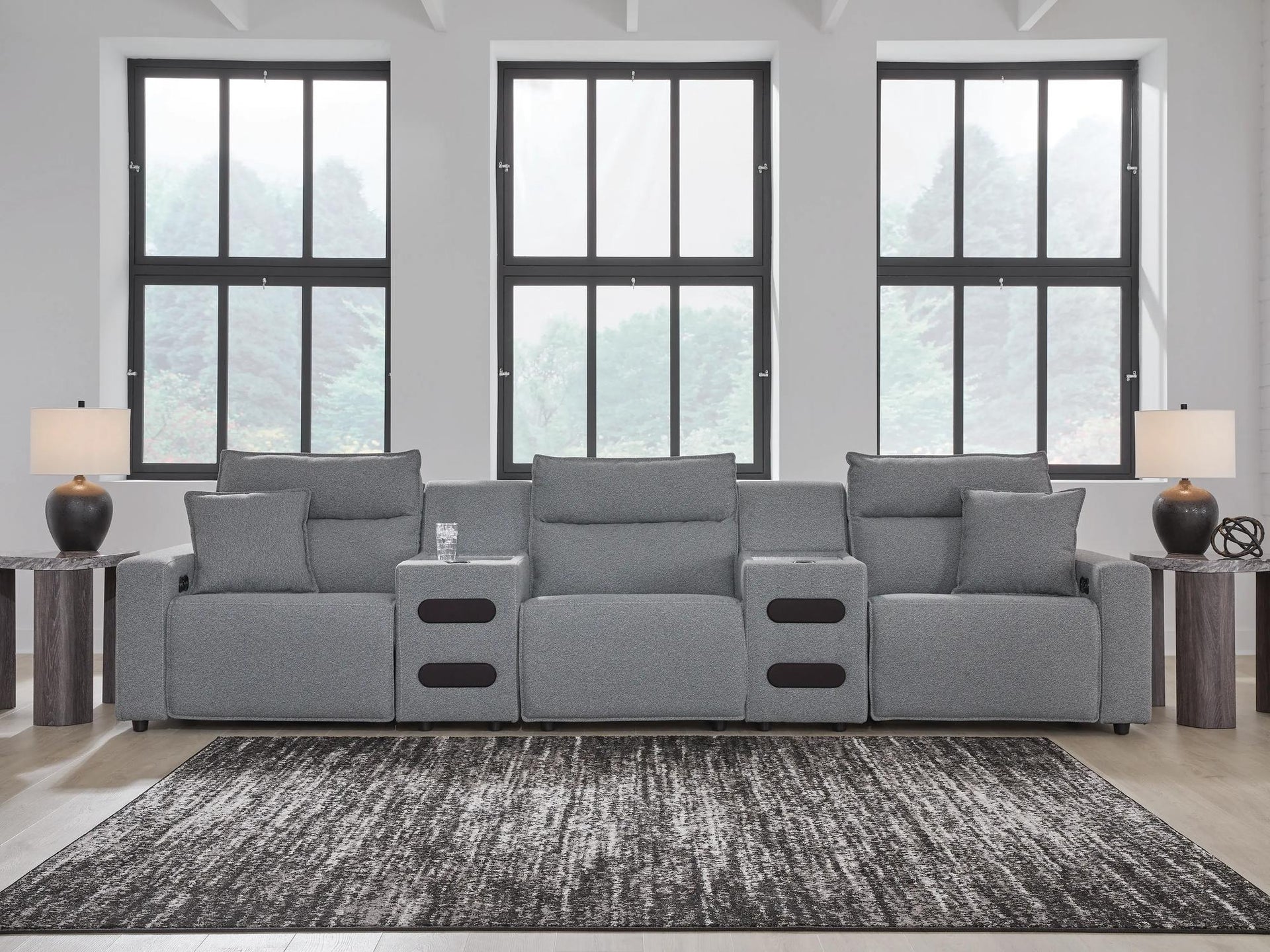 Modmax II 5-piece Power Reclining Sectional With Audio Consoles